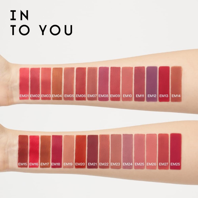 INTO YOU Liquid Matte Lipstick, Long-Lasting with Kiss-Proof, Intense Colour