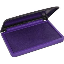 Mark 2000 Premium Purple Ink Stamp Pad - 2" by 4" - Quality Felt Pad
