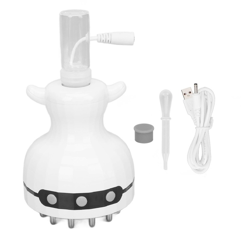 Electric Scalp Massager Infrared Light 6 Heating Gears Handheld Vibration