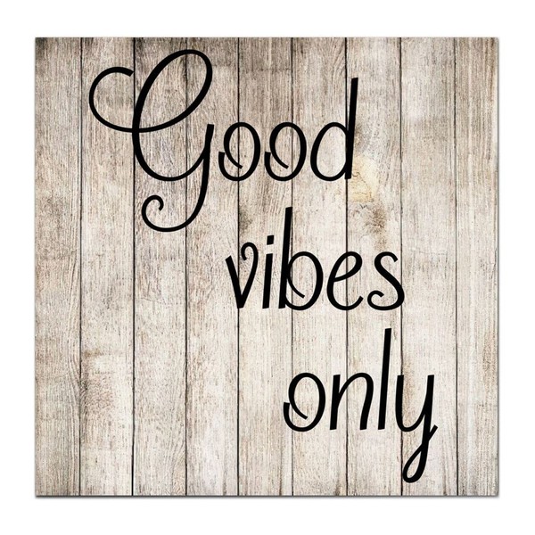 Good Vibes Only Wooden Memorial Signs Cool Wood Signs Long