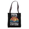 Pickleball Is My Game Papa Paddle Smash Match Tote Bag