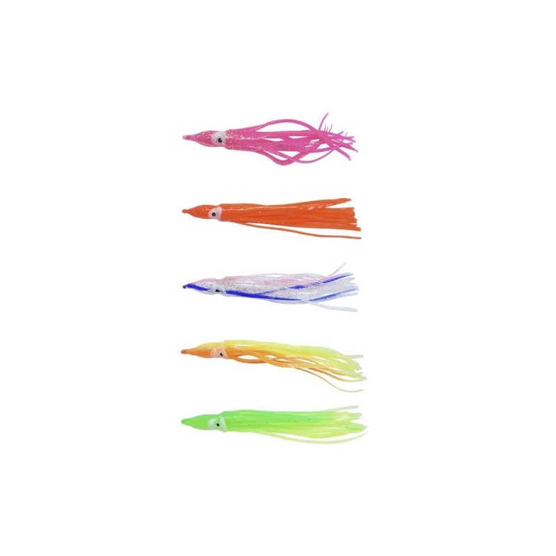 FISHIN ADDICT Nano Muppet Squid Skirts Plastic Jigs 5cm |