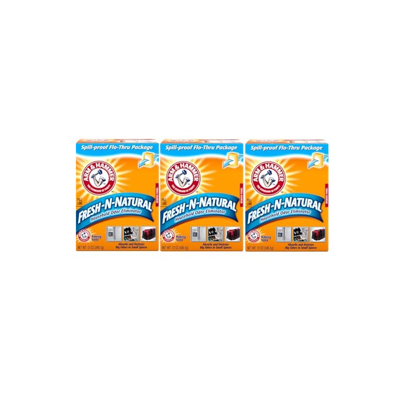 Arm & Hammer Baking Soda Fresh-n-Natural Odor Eliminator, 12 oz