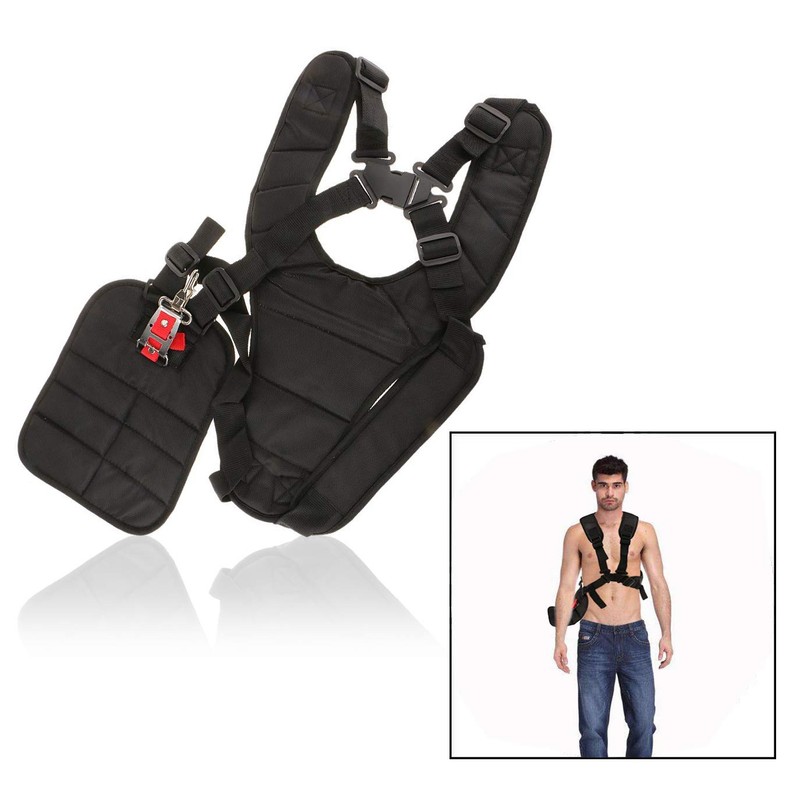 Xrten Lawn Trimmer Double Shoulder Strap, Nylon Strap for Brush