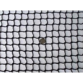 Goodwin Netting Golf Backstop Impact Net Black Square 1" Nylon #18 Net Sport Barrier  30' x 5'