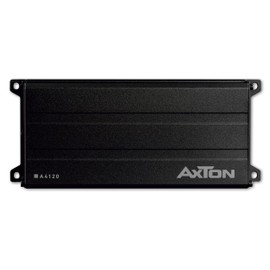 AXTON A4120 - Ultra Compact Digital 4 Channel Amplifier for Cars and Motorhomes, Powerful Digital Mini Power Amp, Class D Amp, 4 x 60 Watt