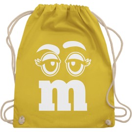 Shirtracer - Gym Bag Backpack - Carnival & Fancy Dress - Bags - M and M Eyes, 07 Yellow