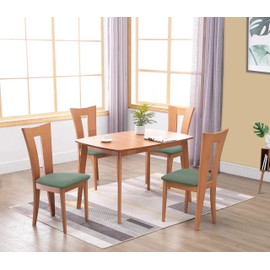 TIANSHU Seat Cover, 4 Piece Chair Cover, Choose from 11 Colors, Stretchable, Fluffy, Home, Hotel, Wedding, Wedding, Dining Chair Cover, Washable (4 Pieces, Cyan)