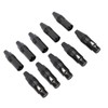 10pcs XLR Connector Professional 5 Male 5 Female High Conductivity