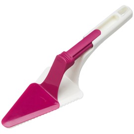 Metaltex Tortenheber mit Schieber, Kunststoff, Silber, 16 x 4 x 1 cm