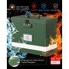 Oterri 2 Pack Fireproof Document Box With Lock, Portable File
