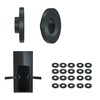 10Pairs Black Invisible Cable Railing kit for 1/8" Cable ，Two