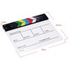 Acrylic Plastic Clapper Board, 30x24cm Director Film Clapboard Easy Cut