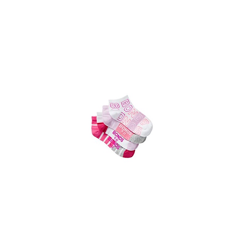 Bonds Kids Fashion Trainer Socks - 4 Pack, Pack 02