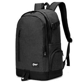 Travel Laptop Backpack, Business Slim Durable Laptops Backpack School Computer Bag Gifts for Men & Women Fits 15 Inch Notebook, Dark Grey