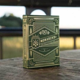 Playing cards Monarchs by Theory11 (Green)