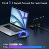 Minthouz USB C to Ethernet Adapter，5G Wired Network Adapter,Aluminum RJ45