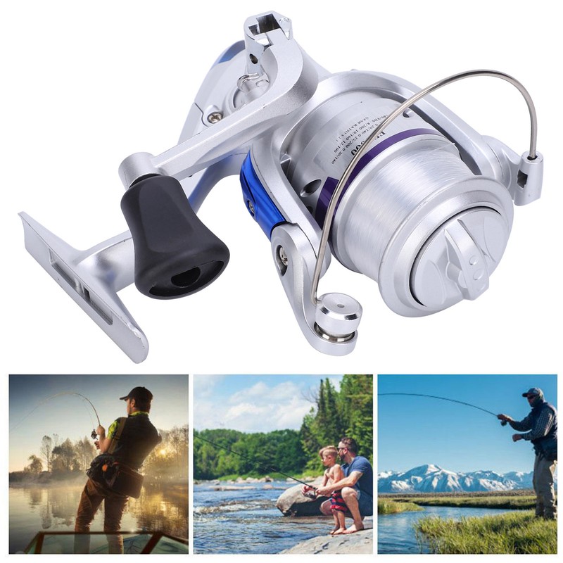Portable Fishing Reel Casting Rods with Fish Wire Spinning Reel