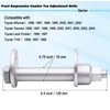Opuiue Front Alignment Camber Toe Adjustment Bolts, Lower Control Arm