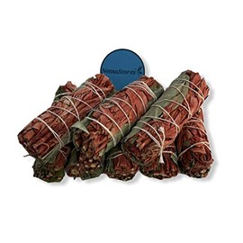 NESSASTORES - White Sage + Dragon's Blood + Eucalyptus Smudge Incense 4" Bundle #JC-187 (1 pcs)