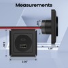 RVSPARK RV USB Outlet 12V Wall Mount,PD3.0 24W & QC3.0