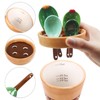 5 Pieces Measuring Spoons Set/Ceramics Spoons and Measuring Base Cup/for