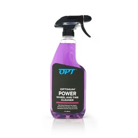 Optimum Power Wheel and Tire Cleaner - Acid-Free, Wheel Cleaning Spray Formula - Safe on All Wheel and Tire Types (17 oz)