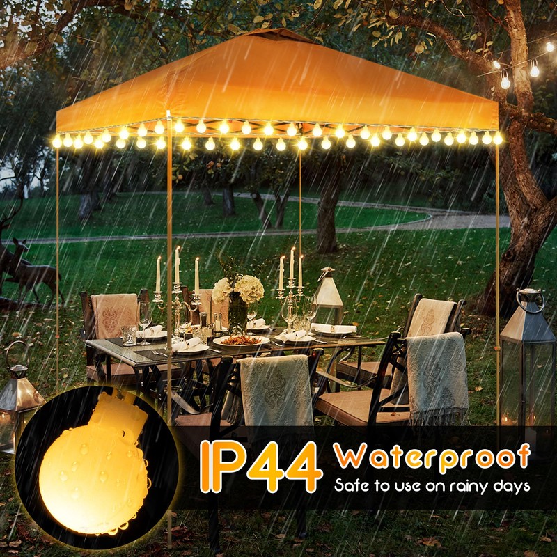 Hohean 1 Pack Canopy Tent Lights, 40ft 80LEDs Canopy Lights