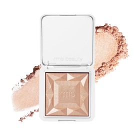 rms beauty HydraDur Miniature Highlighter, Powder, Glossy, 3D Texture, Sheer, Long-Lasting
