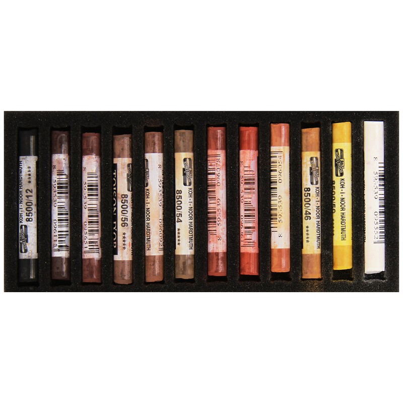 Koh-I-Noor H8522Br Federmäppchen mit 12 Farben