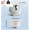 12 Pack Self Adhesive Caster Wheels, Swivel Wheels for Furniture,