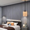 Hanging Lighting Lamp Wood Screw E27 Light for Restaurant, Bedroom,