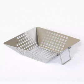 Kenmore Stainless Steel BBQ Grill Basket Topper Tool Accessory Vegetable Cooktop