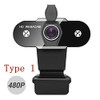 Web Camera USB Web Camera with Microphone HD Webcam Cover