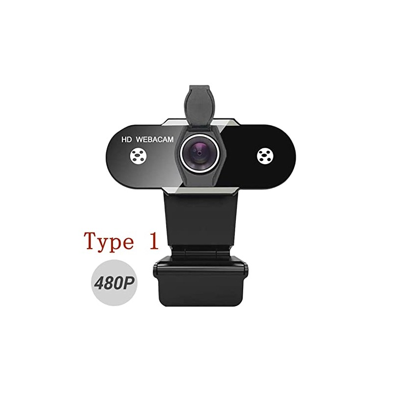 Web Camera USB Web Camera with Microphone HD Webcam Cover