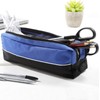 Arpan X-Large Size Double Zip Fabric Pencil Case - Ideal
