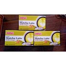 Gold Kili 3 PACK GOLD KILI INSTANT MATCHA GREEN TEA GINGER LATTE (10 BAGS EACH)