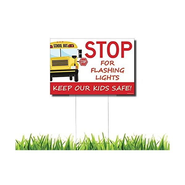 Becks Printing Stop for Flashing Lights Keep Our Kids Safe