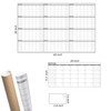 Large Dry Erase Wall Calendar 60" x 38" - Premium