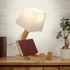 Relaxdays Table Lamp Robot Adjustable Lampshade Original Desk Lamp H