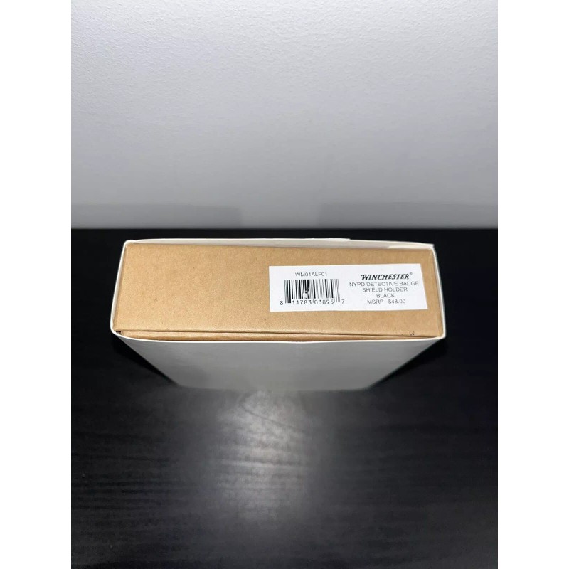 NYPD Detective Badge Shield Holder Black Winchester. FREE TACTICAL BELT