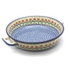 Polish Pottery Baker - Round with Handles - 10" -