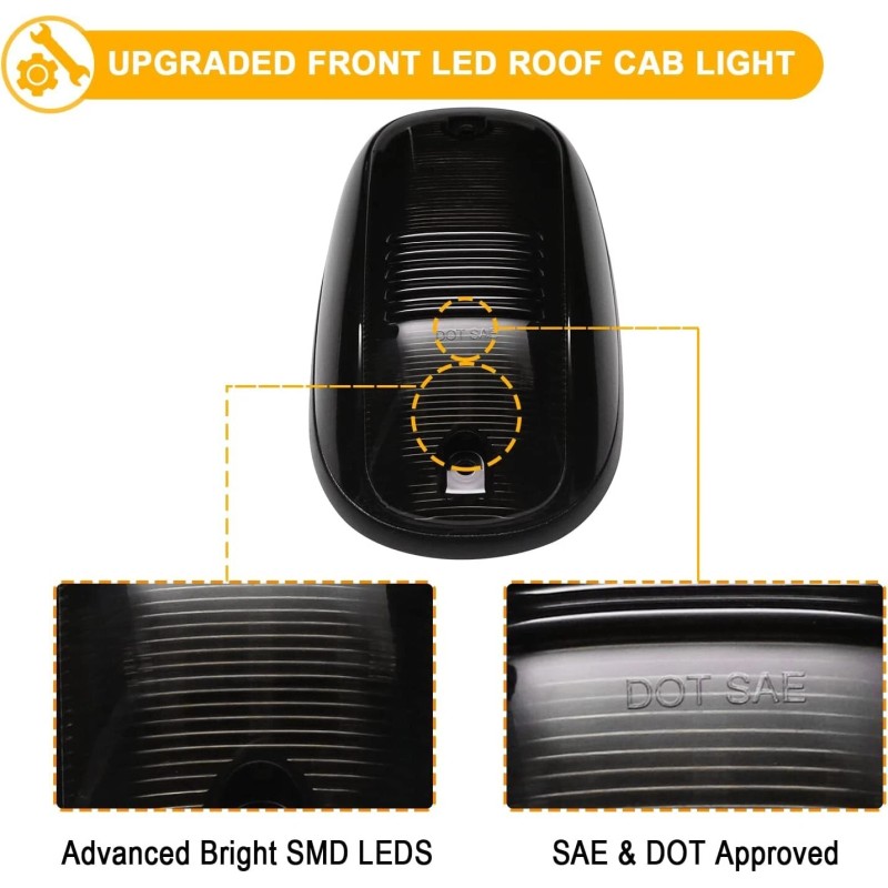 SP LED Cab Roof Top Marker Running Light For 03-18