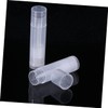 Gatuida 30pcs Refillable Lip Balm Tubes Eco-friendly Transparent Storage Containers