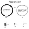SUPGOD Bowden Cable Universal 2.5 m Hose Set Bicycle Brake