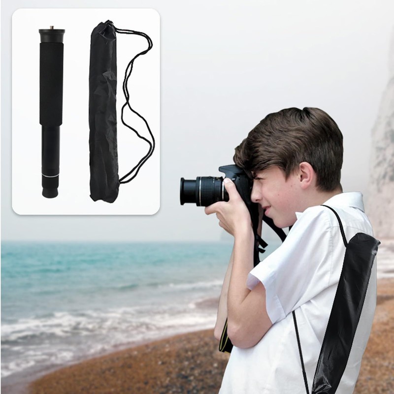 Monopod Extension Rod Camera Monopod 8 Section Compact for SLR