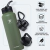 Fanhaw 40 oz Stainless Steel Insulated Water Bottle With 3