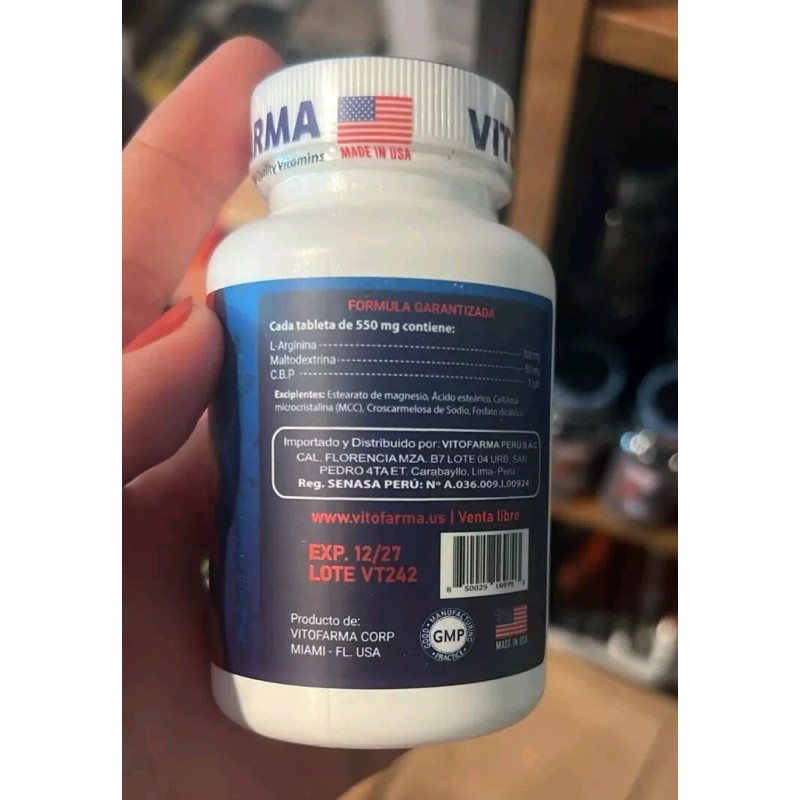 Vitofarma NITROX OXIGENATOR FOR CHICKEN, ROOSTERS - 100 Tablets (PARA