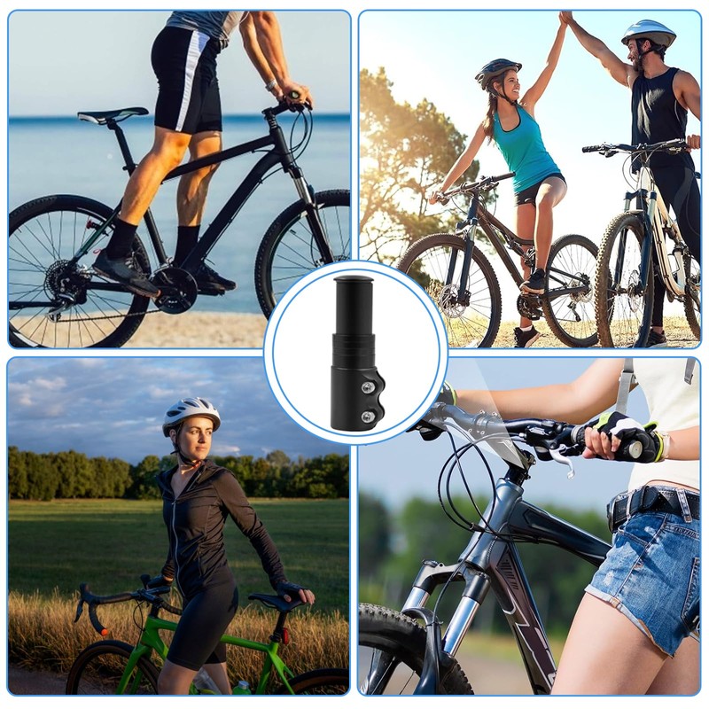 Cfcyhla Bicycle Handlebar Riser 13 cm Bicycle Stem Height Adapter