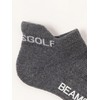 Beams Golf Socks Logo Ankle Socks GREY, gray